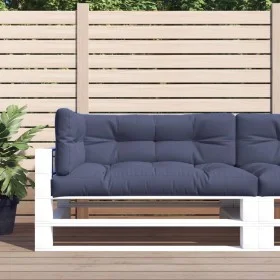 Cojines para muebles de palets 3 unidades tela azul marino by , Cushions for chairs and sofas - Ref: Foro24-3217133, Price: 9...