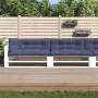 Kissen für Palettenmöbel, 5 Stück, marineblaues Gewebe. von , Kissen für Stühle und Sofas - Ref: Foro24-3217144, Preis: 170,2...
