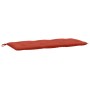 Cojín para banco de jardín tela rojo melange 120x50x7 cm by , Cushions for chairs and sofas - Ref: Foro24-4002548, Price: 35,...