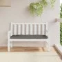 Cojín para banco de jardín tela gris oscuro melange 120x50x7 cm de , Cojines para sillas y sofás - Ref: Foro24-4002543, Preci...