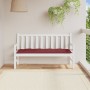 Cojín para banco de jardín tela rojo tinto melange 150x50x7 cm by , Cushions for chairs and sofas - Ref: Foro24-4002562, Pric...