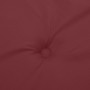 Cojín para banco de jardín tela rojo tinto melange 150x50x7 cm by , Cushions for chairs and sofas - Ref: Foro24-4002562, Pric...