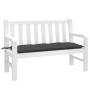 Cojín para banco jardín tela gris antracita melange 120x50x7 cm by , Cushions for chairs and sofas - Ref: Foro24-4002541, Pri...