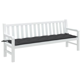 Cojín para banco jardín tela gris antracita melange 200x50x7 cm by , Cushions for chairs and sofas - Ref: Foro24-4002574, Pri...