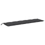 Sitzkissen für Gartenbank, grauer Anthrazit-Melange-Stoff, 200x50x7 cm. von , Kissen für Stühle und Sofas - Ref: Foro24-40025...