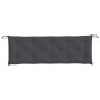 Cojines banco jardín 2 uds tela antracita melange 150x50x7 cm by , Cushions for chairs and sofas - Ref: Foro24-4002607, Price...