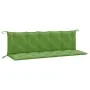 Cojines para banco jardín 2 uds tela verde melange 180x50x7 cm by , Cushions for chairs and sofas - Ref: Foro24-4002624, Pric...