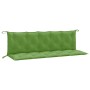 Cojines para banco jardín 2 uds tela verde melange 180x50x7 cm by , Cushions for chairs and sofas - Ref: Foro24-4002624, Pric...