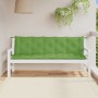 Cojines para banco jardín 2 uds tela verde melange 180x50x7 cm by , Cushions for chairs and sofas - Ref: Foro24-4002624, Pric...