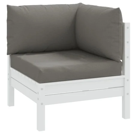 Cojines para sofá de palets 3 uds tela gris oscuro melange by , Cushions for chairs and sofas - Ref: Foro24-4002653, Price: 5...