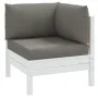Cojines para sofá de palets 3 uds tela gris oscuro melange by , Cushions for chairs and sofas - Ref: Foro24-4002653, Price: 5...