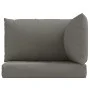 Cojines para sofá de palets 3 uds tela gris oscuro melange by , Cushions for chairs and sofas - Ref: Foro24-4002653, Price: 5...