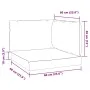 Kissen für Palettensofa, 3 Stück, dunkelgraues Melange-Gewebe. von , Kissen für Stühle und Sofas - Ref: Foro24-4002653, Preis...