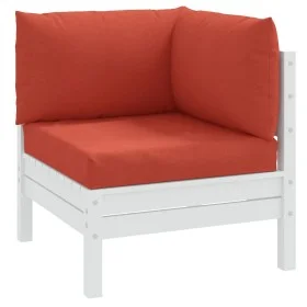 Cojines para sofá de palets 3 uds tela rojo melange by , Cushions for chairs and sofas - Ref: Foro24-4002658, Price: 45,24 €,...