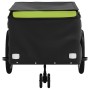 Fahrradanhänger aus schwarzem und grünem Eisen, 45 kg. von , Fahrradanhänger - Ref: Foro24-94116, Preis: 121,38 €, Rabatt: %