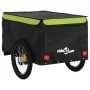 Remolque para bicicleta hierro negro y verde 45 kg by , Bicycle trailers - Ref: Foro24-94116, Price: 118,92 €, Discount: %