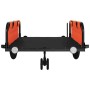 Remolque para bicicletas tela Oxford y hierro naranja y negro de , Remolques para bicicletas - Ref: Foro24-94194, Precio: 104...