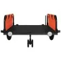 Remolque para bicicletas tela Oxford y hierro naranja y negro by , Bicycle trailers - Ref: Foro24-94194, Price: 101,12 €, Dis...