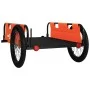 Remolque para bicicletas tela Oxford y hierro naranja y negro by , Bicycle trailers - Ref: Foro24-94194, Price: 101,12 €, Dis...