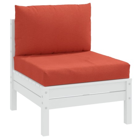 Palettensofa-Kissen, 2 Stück, Stoff in Rot-Melange. von , Kissen für Stühle und Sofas - Ref: Foro24-4002647, Preis: 43,18 €, ...