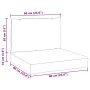 Cojines para sofá de palets 2 uds tela rojo melange by , Cushions for chairs and sofas - Ref: Foro24-4002647, Price: 43,18 €,...