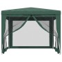 Carpa para fiestas con 4 paredes de malla HDPE verde 3x3 m by , Tents and gazebos - Ref: Foro24-319228, Price: 90,87 €, Disco...