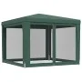 Partyzelt mit 4 grünen HDPE-Netzwänden 3x3 m. von , Zelte und Pavillons - Ref: Foro24-319228, Preis: 87,18 €, Rabatt: %
