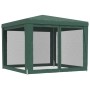 Partyzelt mit 4 grünen HDPE-Netzwänden 3x3 m. von , Zelte und Pavillons - Ref: Foro24-319228, Preis: 90,87 €, Rabatt: %