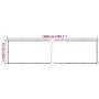 Sichtschutzzaun aus anthrazitgrauem PVC für den Garten, 1000x75 cm von , Zaunpaneele - Ref: Foro24-4005378, Preis: 38,15 €, R...