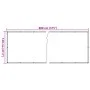Sichtschutz-Balkonverkleidung aus anthrazitgrauem PVC 800x120 cm von , Zaunpaneele - Ref: Foro24-4005489, Preis: 39,74 €, Rab...