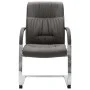 Silla de oficina voladiza de tela gris by , Office chairs - Ref: Foro24-289339, Price: 112,89 €, Discount: %