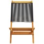 Sillas de jardín 2 uds madera maciza acacia polipropileno negro by , Garden chairs - Ref: Foro24-367687, Price: 112,88 €, Dis...