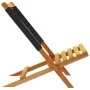Sillas de jardín 2 uds madera maciza acacia polipropileno negro de , Sillas de jardín - Ref: Foro24-367687, Precio: 110,64 €,...