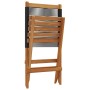 Sillas de jardín 2 uds madera maciza acacia polipropileno negro by , Garden chairs - Ref: Foro24-367687, Price: 112,88 €, Dis...
