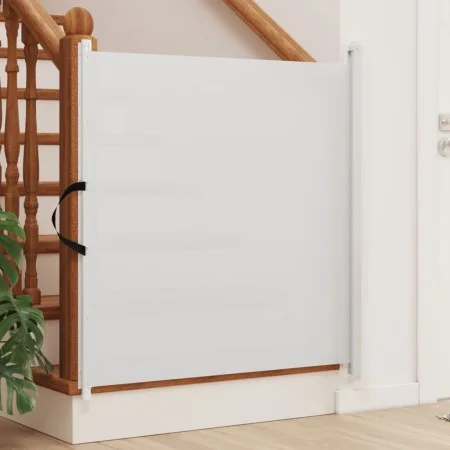 Einziehbare Haustiertür in Weiß, 102,5x125 cm. von , Tore für Kinder und Haustiere - Ref: Foro24-4004129, Preis: 49,46 €, Rab...