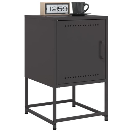 Nachttische 2 Stück, Schwarz, aus Stahl, 36x39x60,5 cm. von , Nachttische - Ref: Foro24-846447, Preis: 66,30 €, Rabatt: %