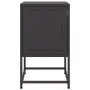 Mesitas de noche 2 uds acero negra 36x39x60,5 cm de , Mesitas de noche - Ref: Foro24-846447, Precio: 65,69 €, Descuento: %