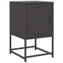 Mesitas de noche 2 uds acero negra 36x39x60,5 cm de , Mesitas de noche - Ref: Foro24-846447, Precio: 65,69 €, Descuento: %
