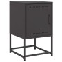 Nachttische 2 Stück, Schwarz, aus Stahl, 36x39x60,5 cm. von , Nachttische - Ref: Foro24-846447, Preis: 66,30 €, Rabatt: %