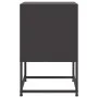 Mesitas de noche 2 uds acero negra 36x39x60,5 cm de , Mesitas de noche - Ref: Foro24-846447, Precio: 65,69 €, Descuento: %