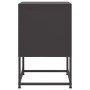 Nachttische 2 Stück, Schwarz, aus Stahl, 36x39x60,5 cm. von , Nachttische - Ref: Foro24-846447, Preis: 66,30 €, Rabatt: %