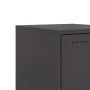 Mesitas de noche 2 uds acero negra 36x39x60,5 cm de , Mesitas de noche - Ref: Foro24-846447, Precio: 65,69 €, Descuento: %