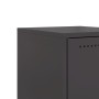 Nachttische 2 Stück, Schwarz, aus Stahl, 36x39x60,5 cm. von , Nachttische - Ref: Foro24-846447, Preis: 66,30 €, Rabatt: %
