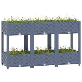 Polypropylene flower bed 120x40x71 cm by vidaXL, Pots and planters - Ref: Foro24-310407, Price: 81,31 €, Discount: %