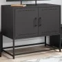 Mueble para TV de acero negro 68,5x39x60,5 cm de , Muebles TV - Ref: Foro24-846470, Precio: 54,61 €, Descuento: %