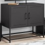 Schwarzer TV-Schrank aus Stahl, 68,5x39x60,5 cm. von , TV-Möbel - Ref: Foro24-846470, Preis: 55,13 €, Rabatt: %
