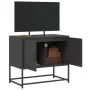 Mueble para TV de acero negro 68,5x39x60,5 cm de , Muebles TV - Ref: Foro24-846470, Precio: 54,61 €, Descuento: %