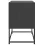 Mueble para TV de acero negro 68,5x39x60,5 cm de , Muebles TV - Ref: Foro24-846470, Precio: 54,61 €, Descuento: %