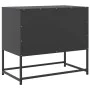 Mueble para TV de acero negro 68,5x39x60,5 cm de , Muebles TV - Ref: Foro24-846470, Precio: 54,61 €, Descuento: %