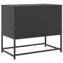 Schwarzer TV-Schrank aus Stahl, 68,5x39x60,5 cm. von , TV-Möbel - Ref: Foro24-846470, Preis: 55,13 €, Rabatt: %